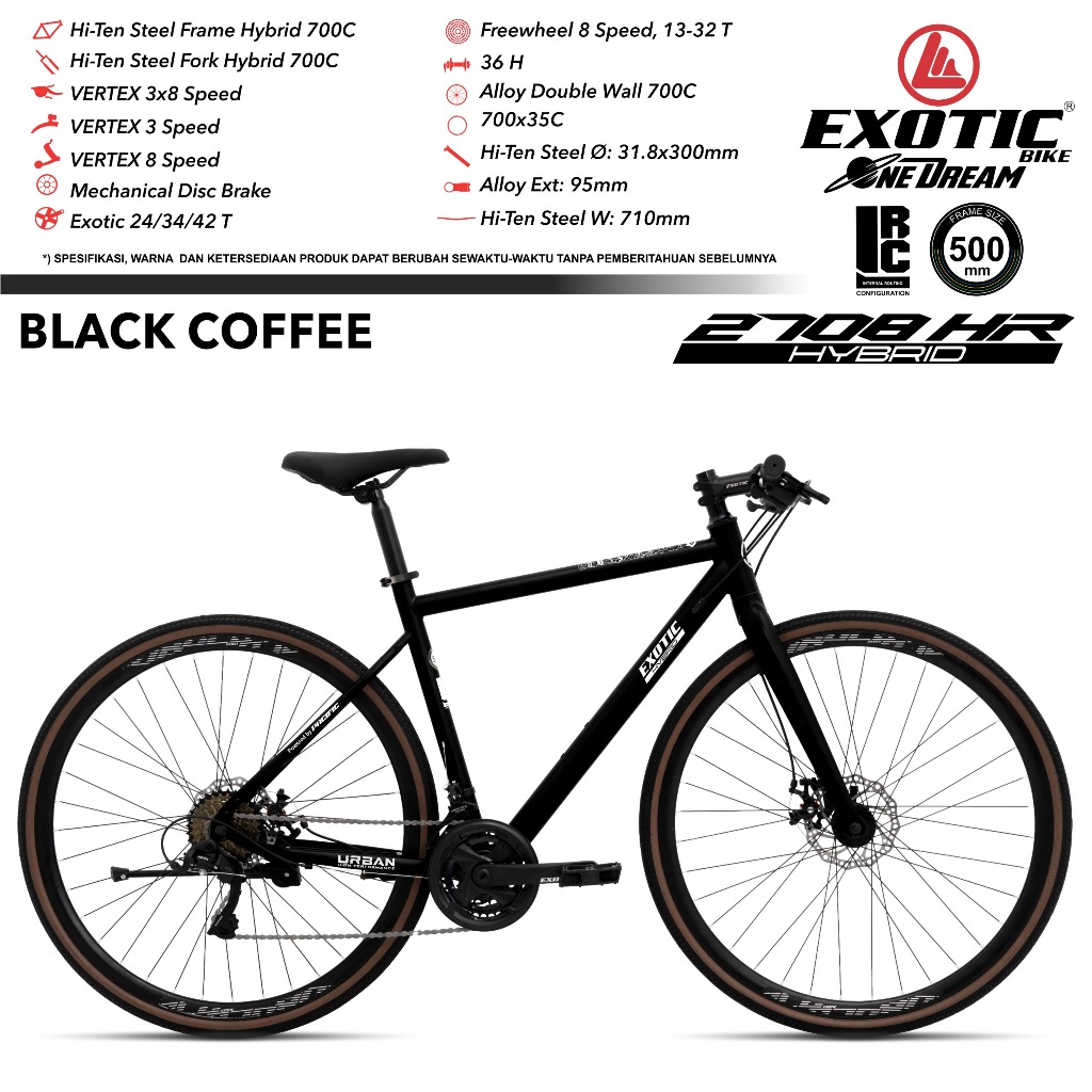 Jual SEPEDA GUNUNG HYBRID PACIFIC SPRINTER HX 2.0 700c 3x9 SPEED ...