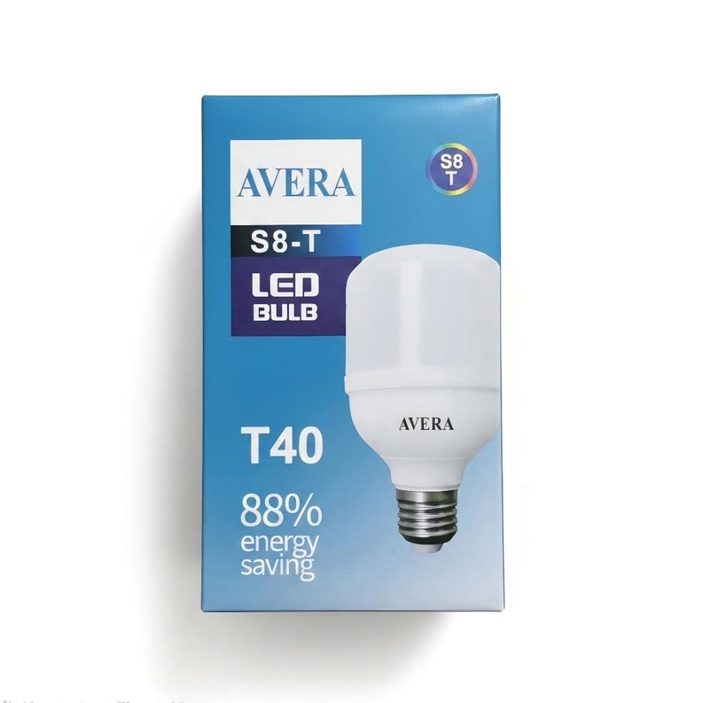 [ BERGARANSI 1 TAHUN ] LAMPU JUMBO 40W HEMAT ENERGI 88% AVERA LED S8 40W SUPER TERANG LED BULB TAHAN LAMA