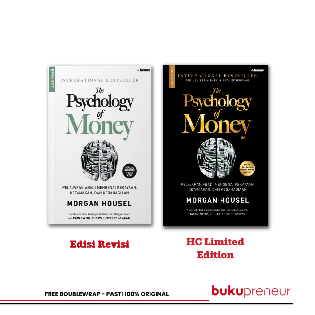 Bukupreneur - The Psychology of Money Edisi Revisi - Morgan Housel