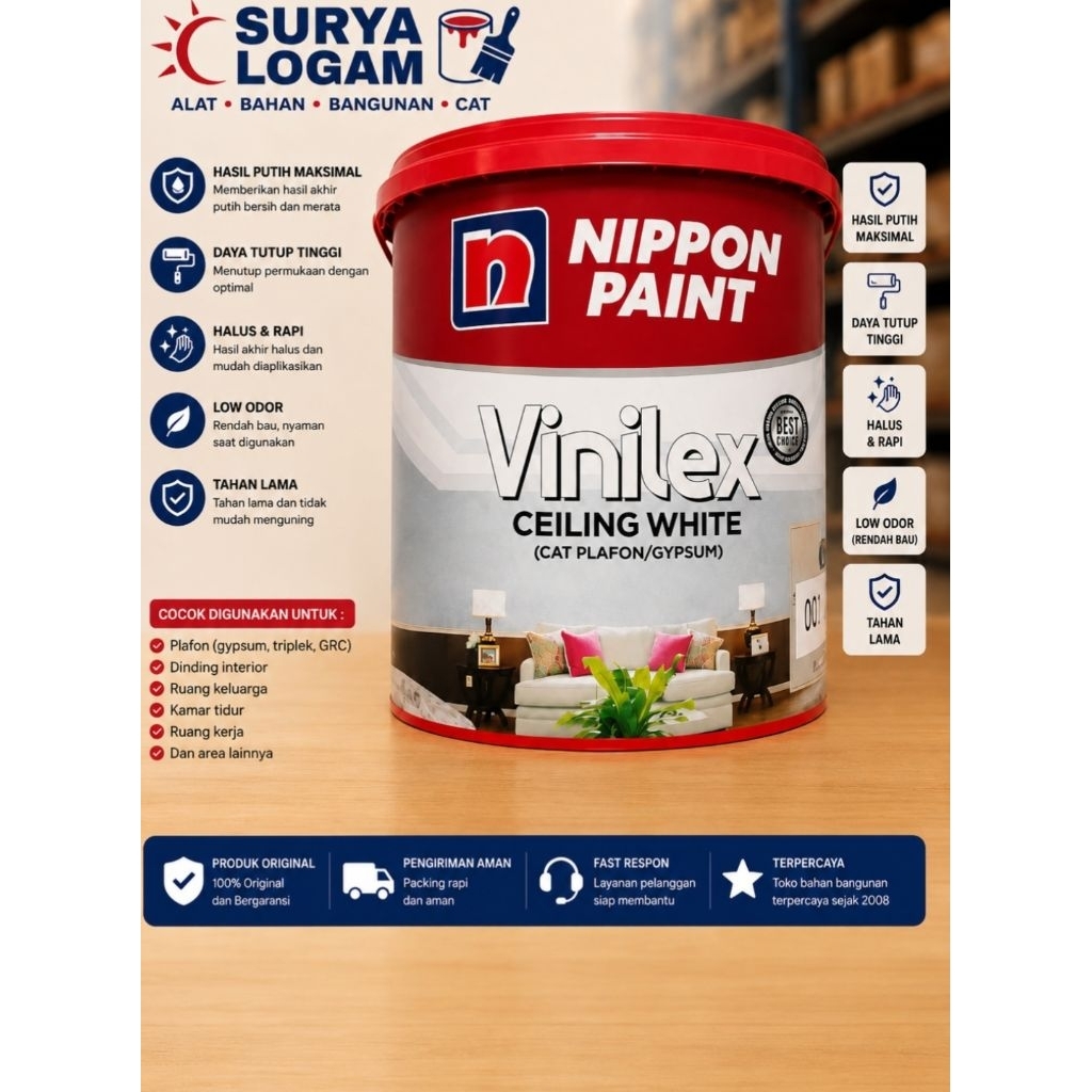 Jual Cat NIPpon Paint 25 Kg Terlengkap & Harga Terbaru Agustus 2026 ...