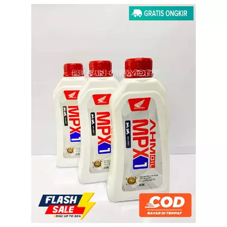 ( HARGA 3PCS ) - OLI MPX1 800ML 10W-30 KHUSUS UNTUK MOTOR HONDA SUPRA X 125 REVO BLADE NEW FIT X DLL