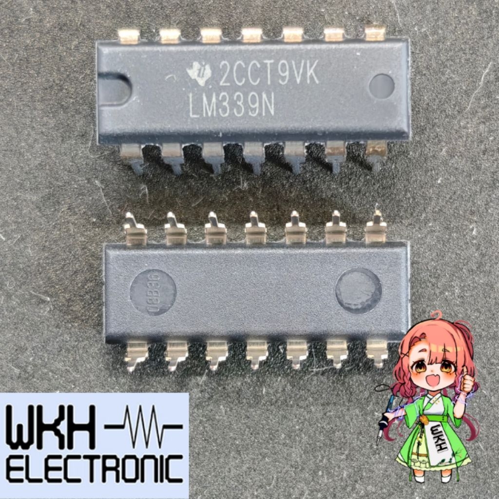 Jual ORIGINAL LM339 LM339N DIP-14 Low Offset Quad Differential ...