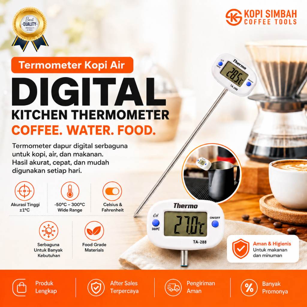 Jual Termometer KEDAI PUTIH Dapur Digital Kitchen Thermometer Alat ...