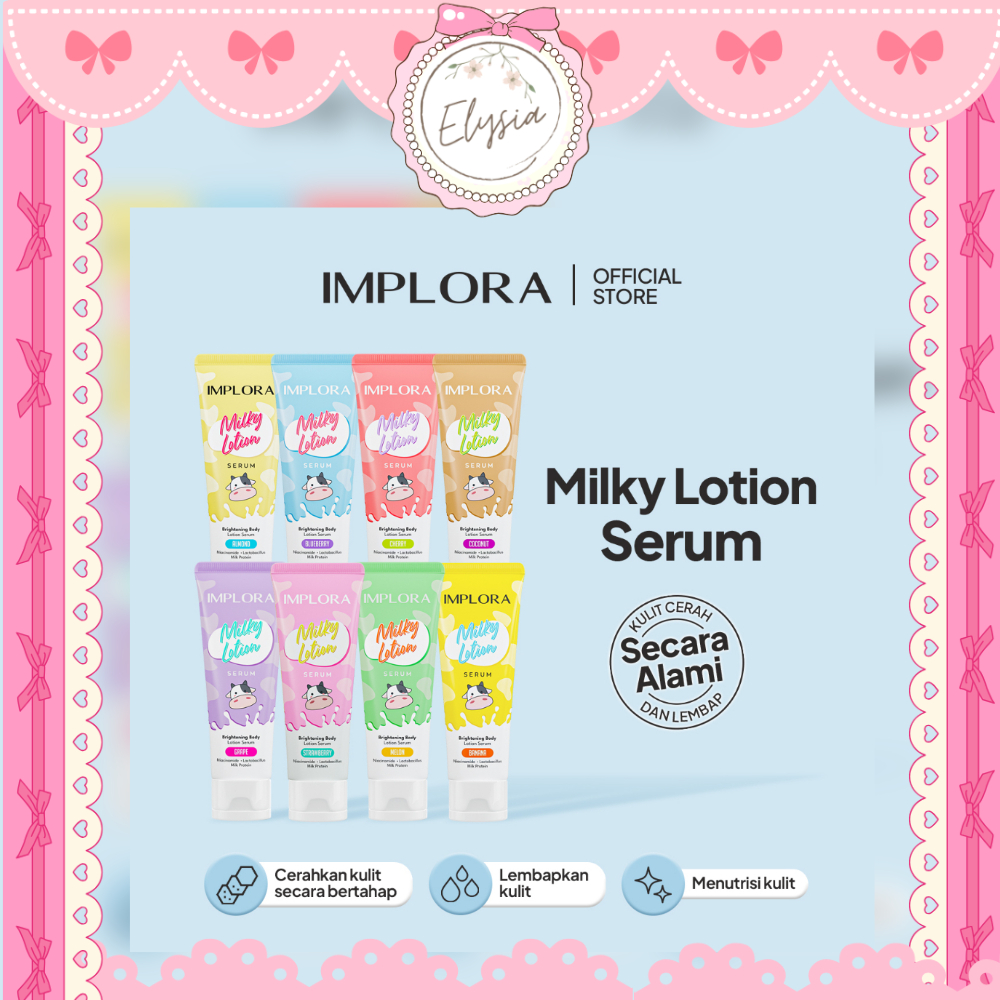 Jual Implora Milky Lotion Body Serum 50ml - Brightening Lotion ...