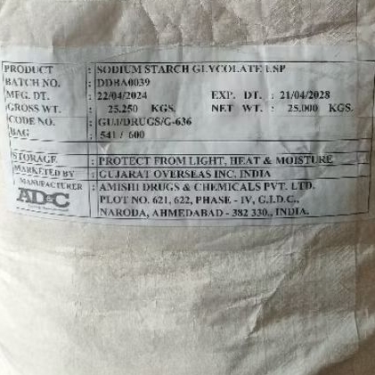Jual SODIUM STARCH GLYCOLATE - SSG - EXPLOTAB - EKSPLOTAB - PELINCIR ...