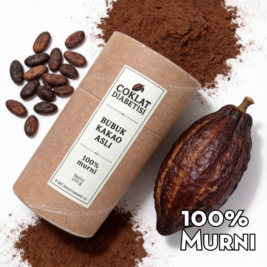 COKLAT DIABETISI - Bubuk Kakao Alami Premium | Cacao Powder Aman untuk Diabetes -  PT GIZI DIABETISI JAYA