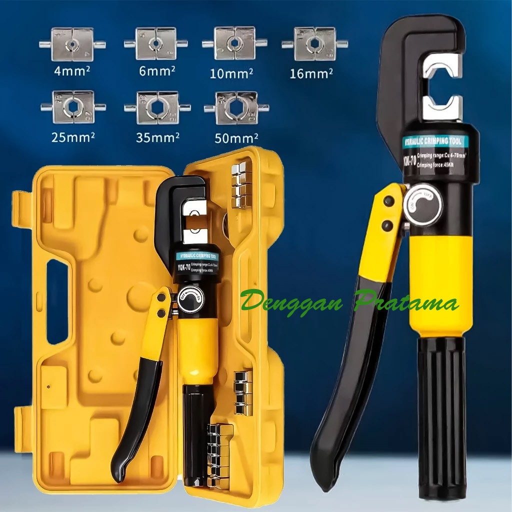 Jual Tang Skun Kabel Tang Lurus 70mm YQK-70 Crimping Hidrolik Manual ...