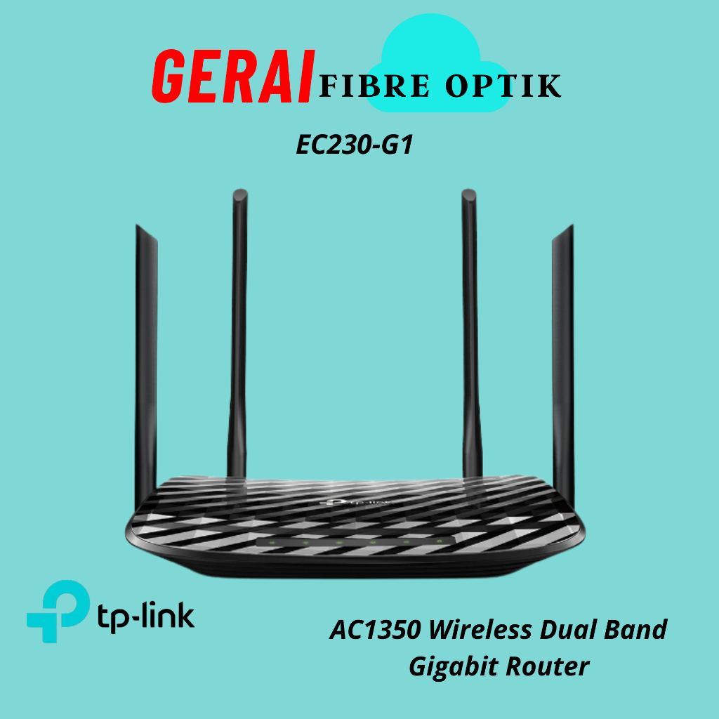 Jual TP-Link, AC1350 Wireless Dual Band Gigabit Router -GFO | Shopee ...