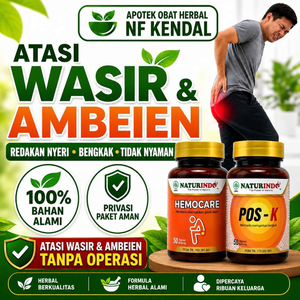 Obat Wasir Ambeien Herbal Alami Wasir Luar Dalam Benjolan Wasir BAB Lancar Tradisional