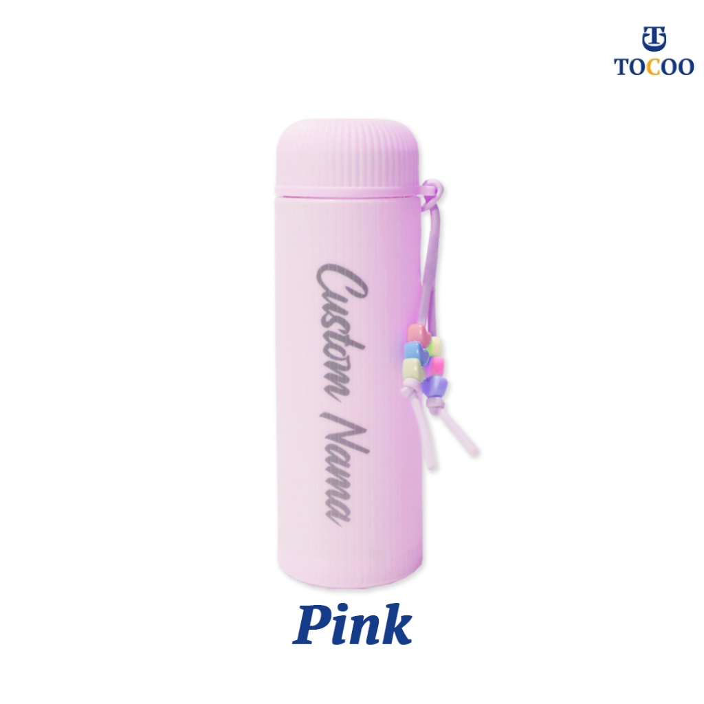 Jual Tumbler Custom Nama Macaron 500ml Cetak Laser Grafir Nama Logo  Souvenir Promosi Botol Mium Satuan | Shopee Indonesia