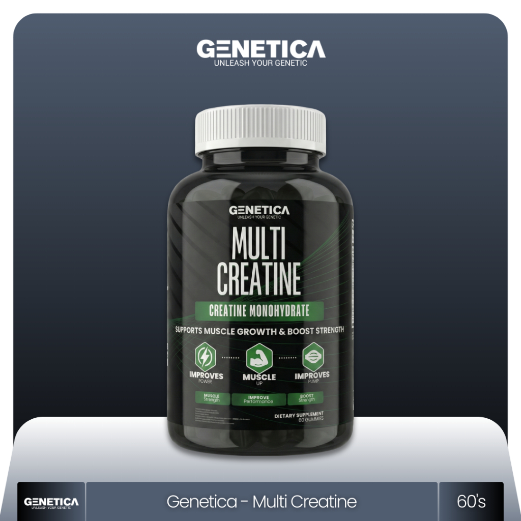 Jual Genetica Multi Creatine Gummy – Creatine Monohydrate 4.000mg + HCl ...