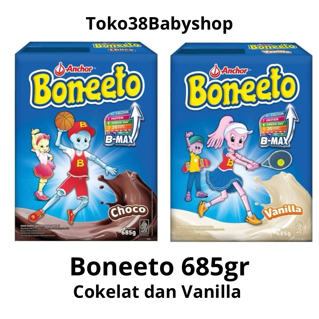 Jual BONEETO Vanilla Coklat 685gr | ANCHOR BONETO 685gr| Susu Bubuk ...