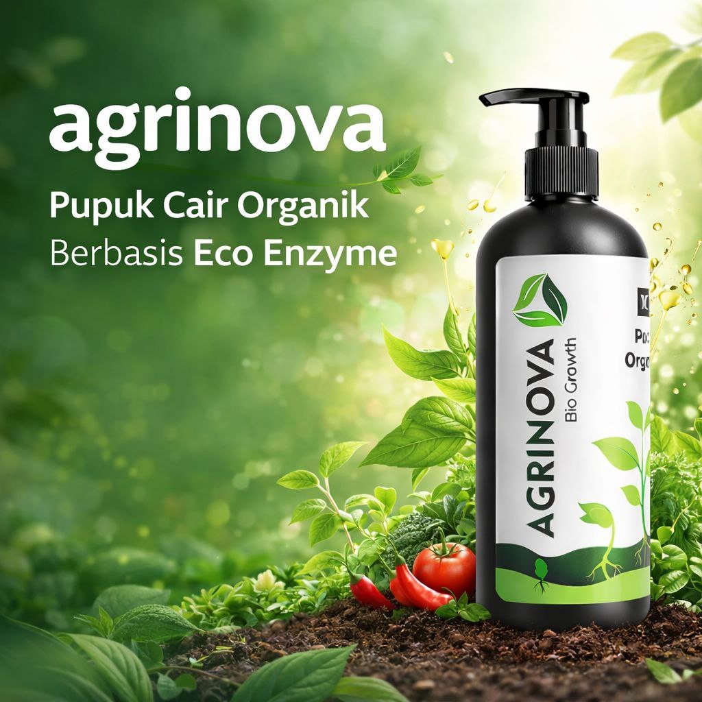 Agrinova - Pupuk Organik Cair Berbasis Ecoenzyme - Terbaik untuk Tanaman Sehat & Panen Melimpah