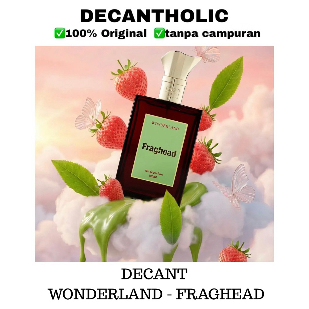 Jual decant fraghead wonderland | Shopee Indonesia