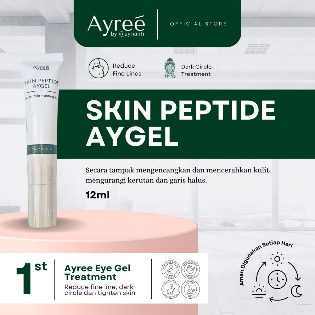 Jual Ayree Skin Peptide Aygel / eye gel 12gr (New Improved Formula ...