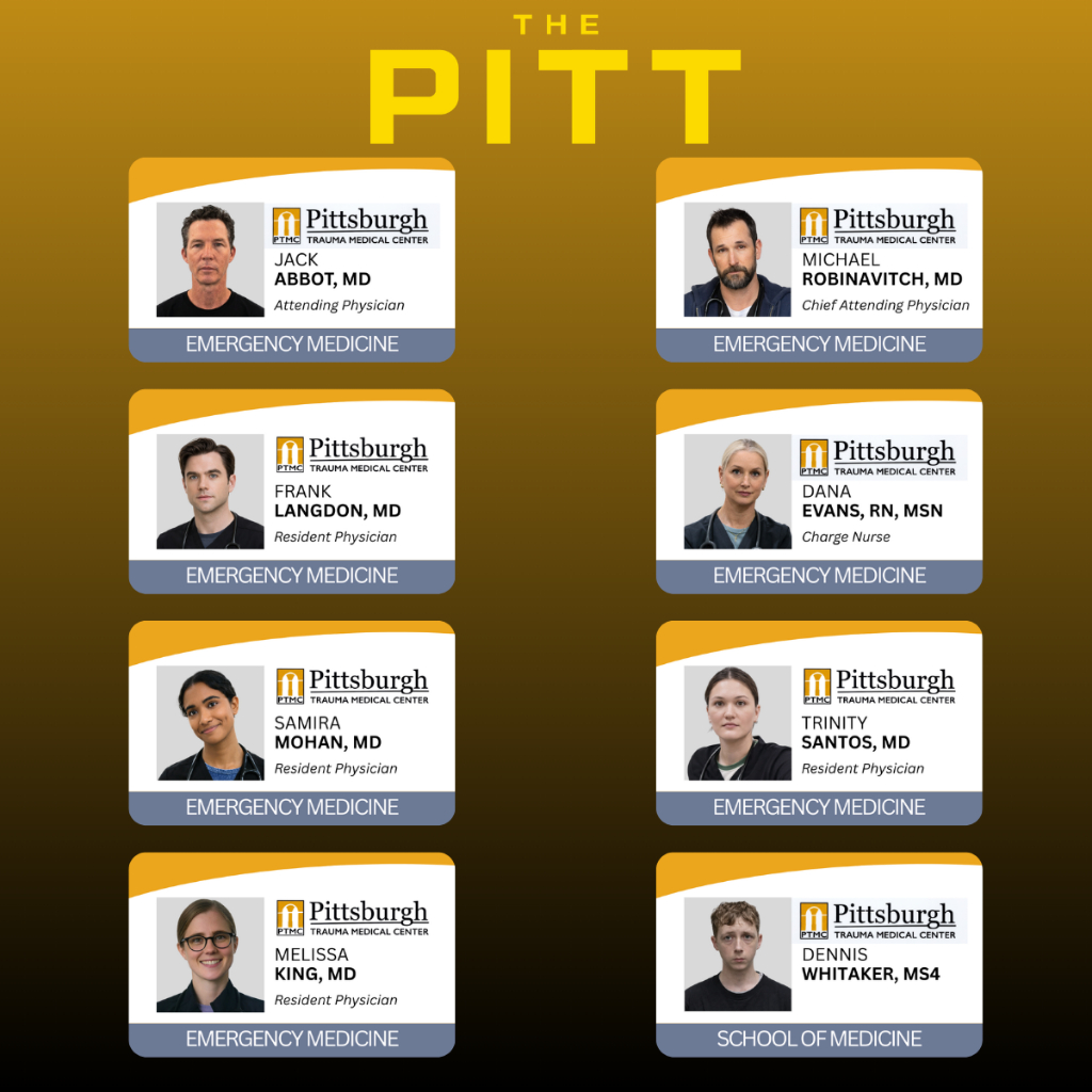 Jual The Pitt ID Badge Nametag PROPS | Shopee Indonesia