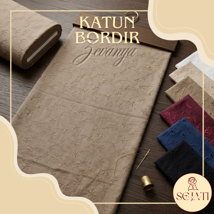 Jual Kain Katbol Katun Bordir 