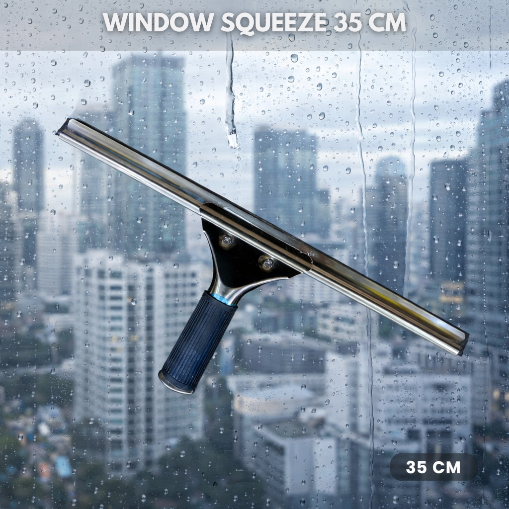 Jual Window Squeeze 35 cm Wiper Stick Kaca 35cm Squeegee | Shopee Indonesia