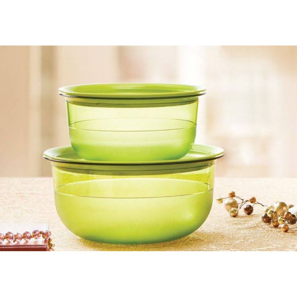 Jual Tupperware Table Collection Set (2) 1 liter & 2 liter | Shopee ...
