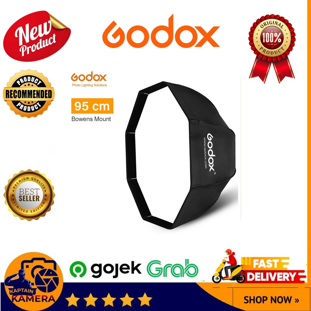 Jual Godox SB-UE Softbox Octagon Diffuser Lightning Studio Bowens Mount ...
