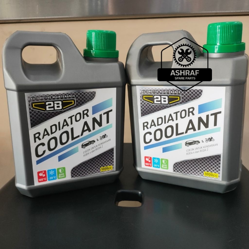 Jual AIR RADIATOR COOLANT WATER 1L 2B | Shopee Indonesia