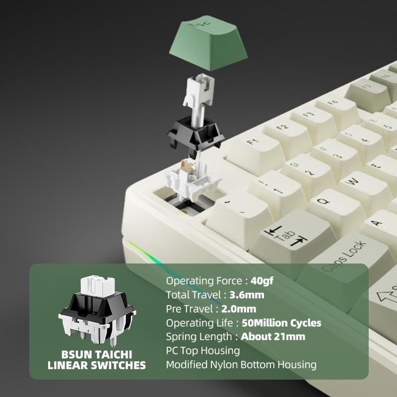 Jual ElecFox LINKY 87 TKL Keyboard Mekanis Kustom 87 Tombol Kabel ...