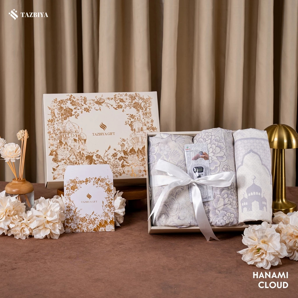 GIFT HAMPERS MUKENA TAZBIYA X KEMISO SET MUKENA KATUN RAYON PREMIUM SERIES