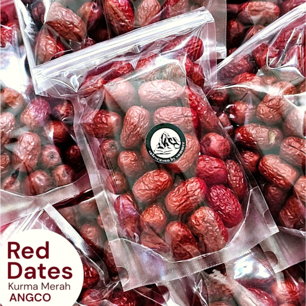 Jual ANGCO - 100gr | Kurma Merah (Red Dates) Hong Zao Ang Co Kurma Cina ...