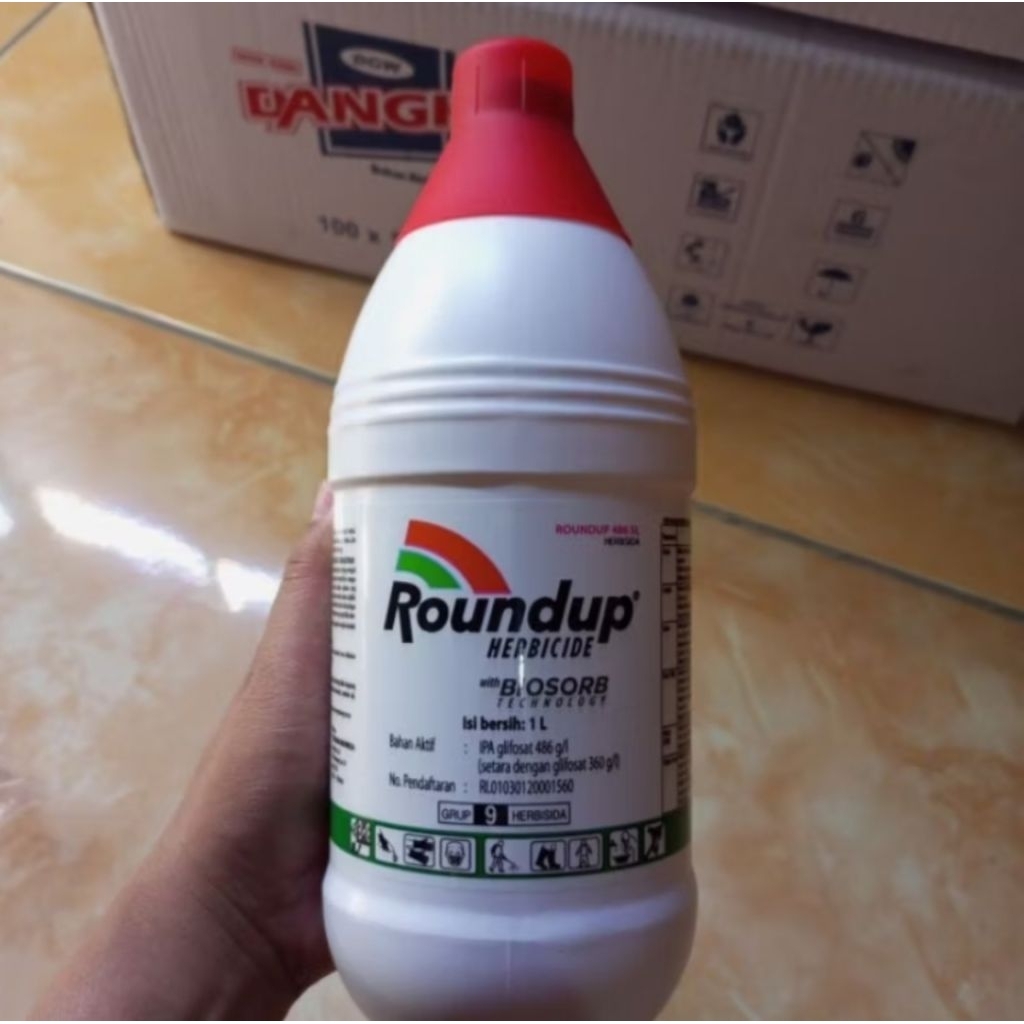 Jual ROUNDUP 1 LITER / PEMBASMI RUMPUT / ROUNDUP 486 SL 1000ML ...