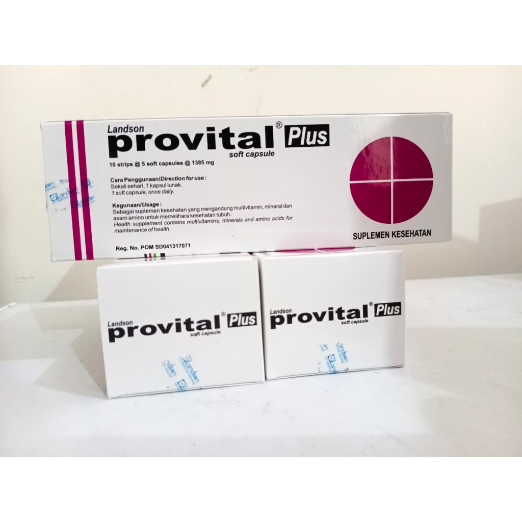 Jual Provital Plus Box Isi 50 Tablet Multivitamin & Mineral | Shopee ...