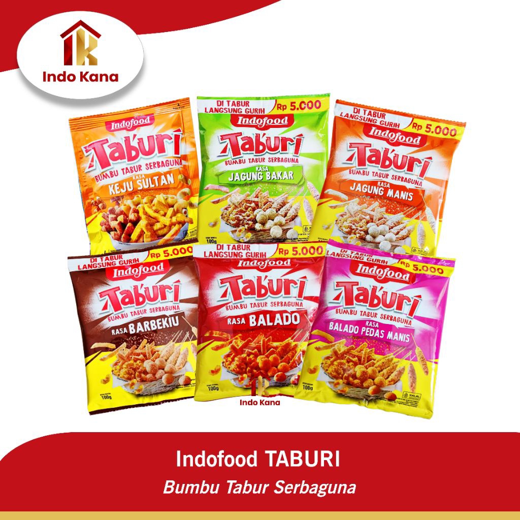 Jual Indofood Bumbu Kentang TABURI Serbaguna 25 gr/100gr | Shopee Indonesia