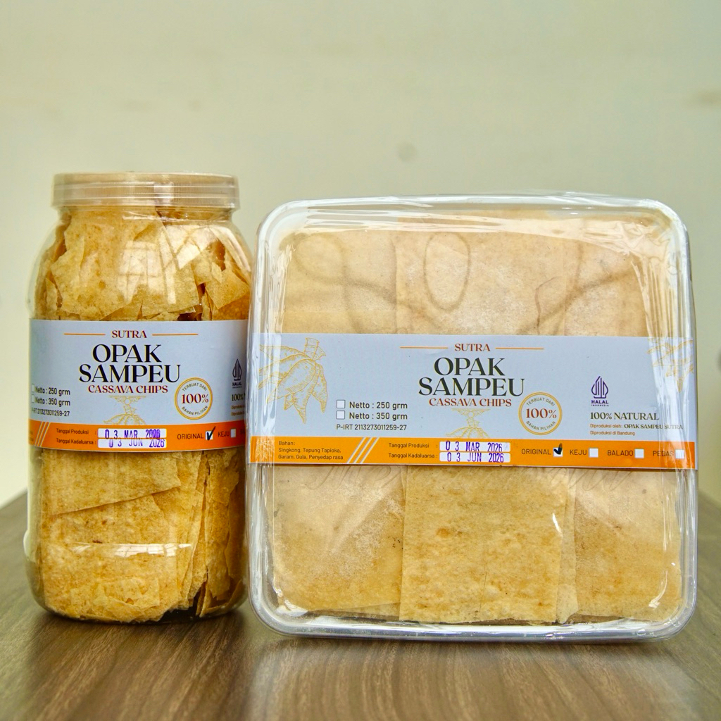Jual BOX JUMBO - Opak Sampeu Sutra : Original – 350 Gr – Keripik ...