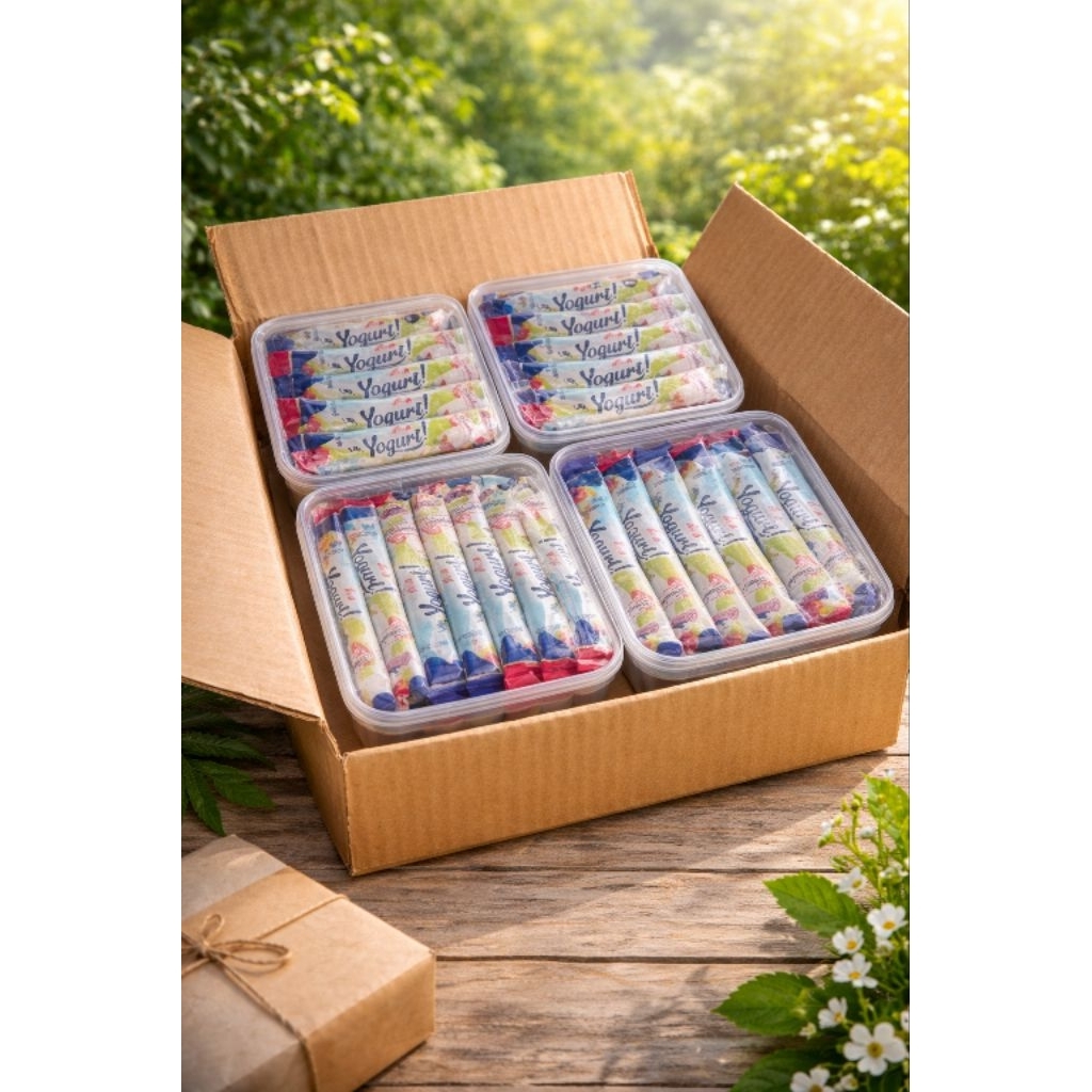 Jual Yogurt Stick 40gr Isi 10 pcs | Snack Yogurt Anak | Yogurt Drink ...