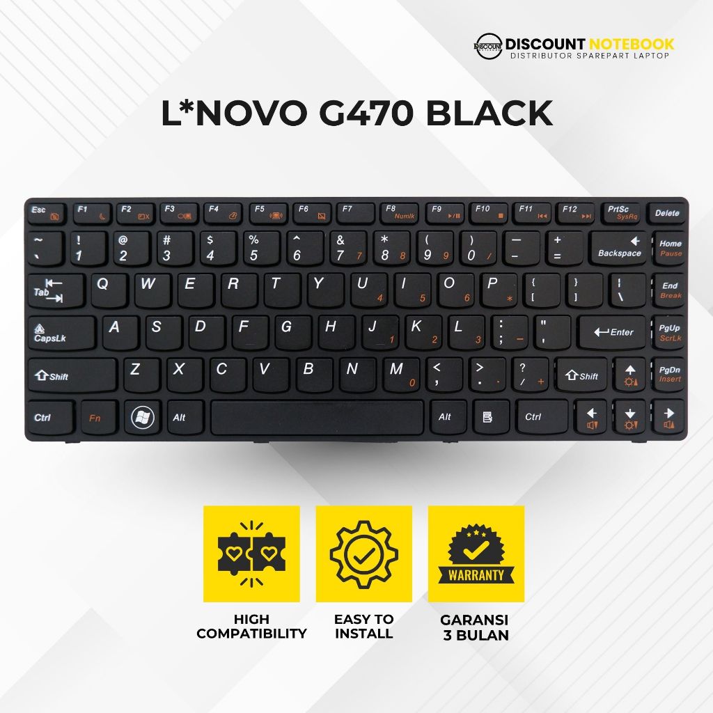 Jual KEYBOARD LAPTOP LEN B470, B475, B490, G470, G475, V370, V470, Z470 ...