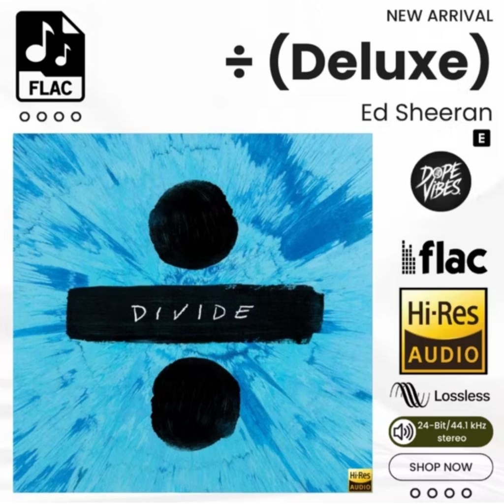 Jual Divide (Deluxe) (2017) Ed Sheeran Album FLAC Hi-Res Lossless 24 ...