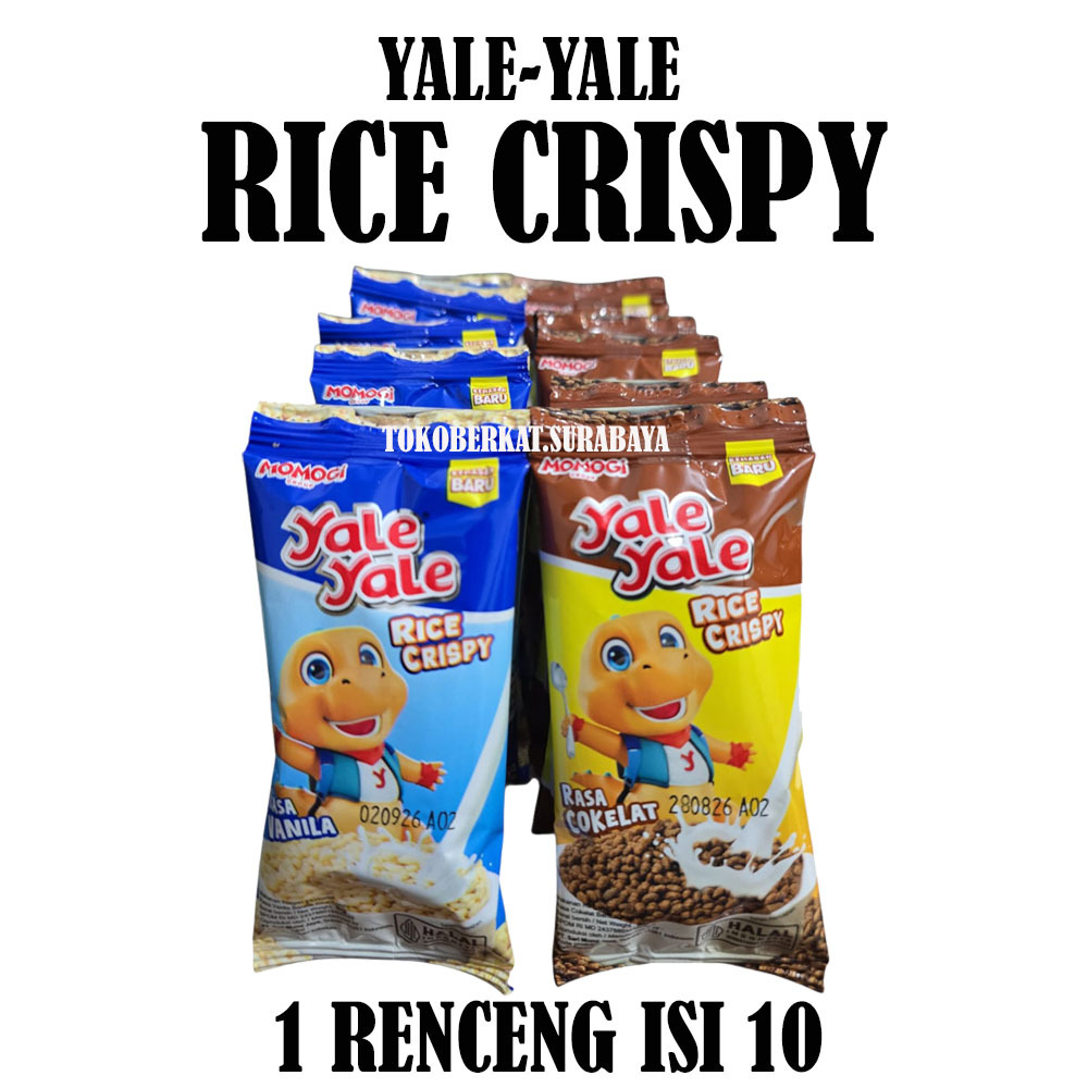 Jual YALE YALE RICE CRISPY RENCENG ISI 10 | Shopee Indonesia