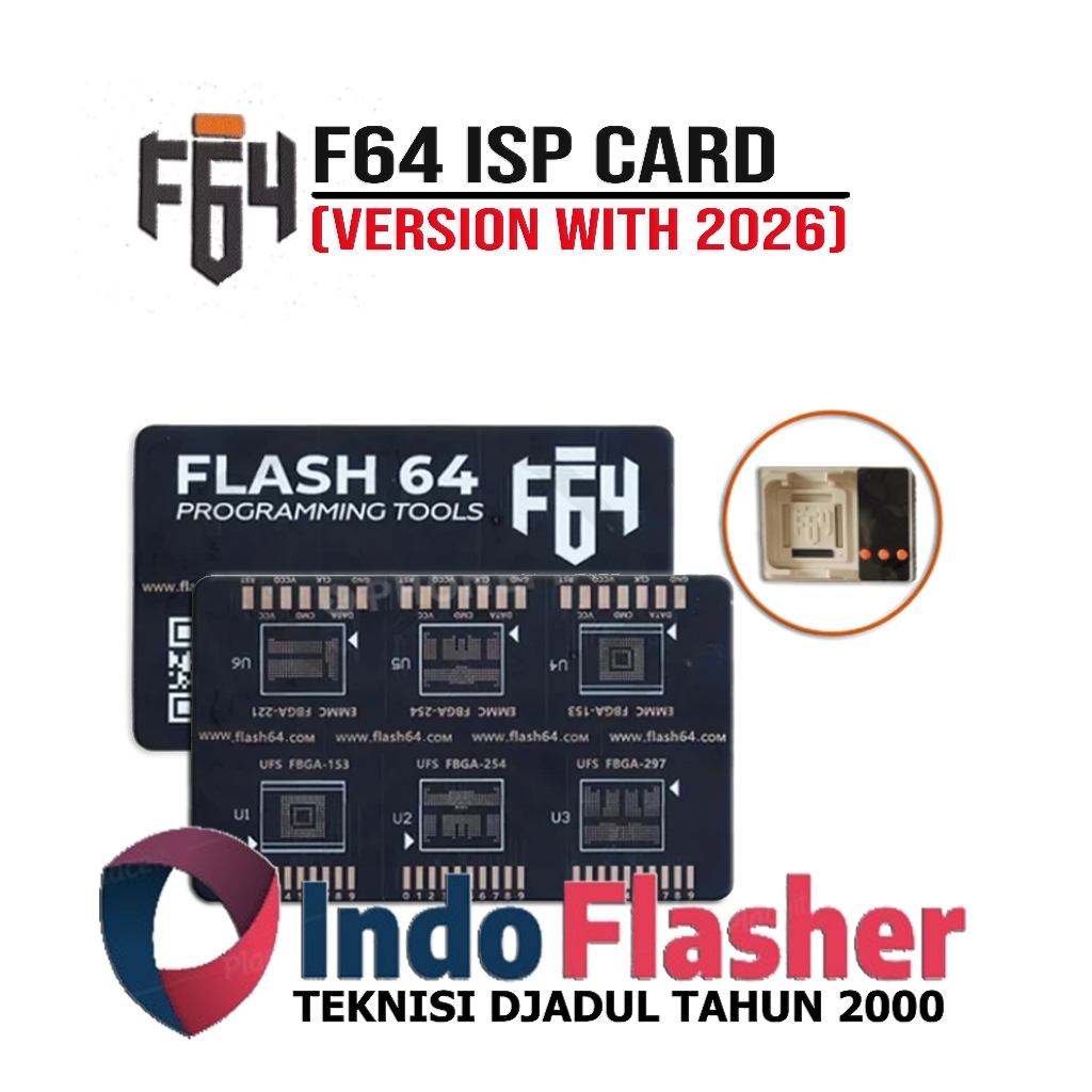 Jual F64 ISP Card - Flash 64 BGA ISP Board - BGA SOLDERING F64 PCB ...