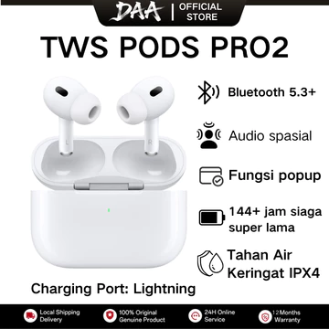 DAA TWS GEN4 Bluetooth 5.4 Earphone Headset ANC Noise Reduction Earphone Olahraga Game IPX6