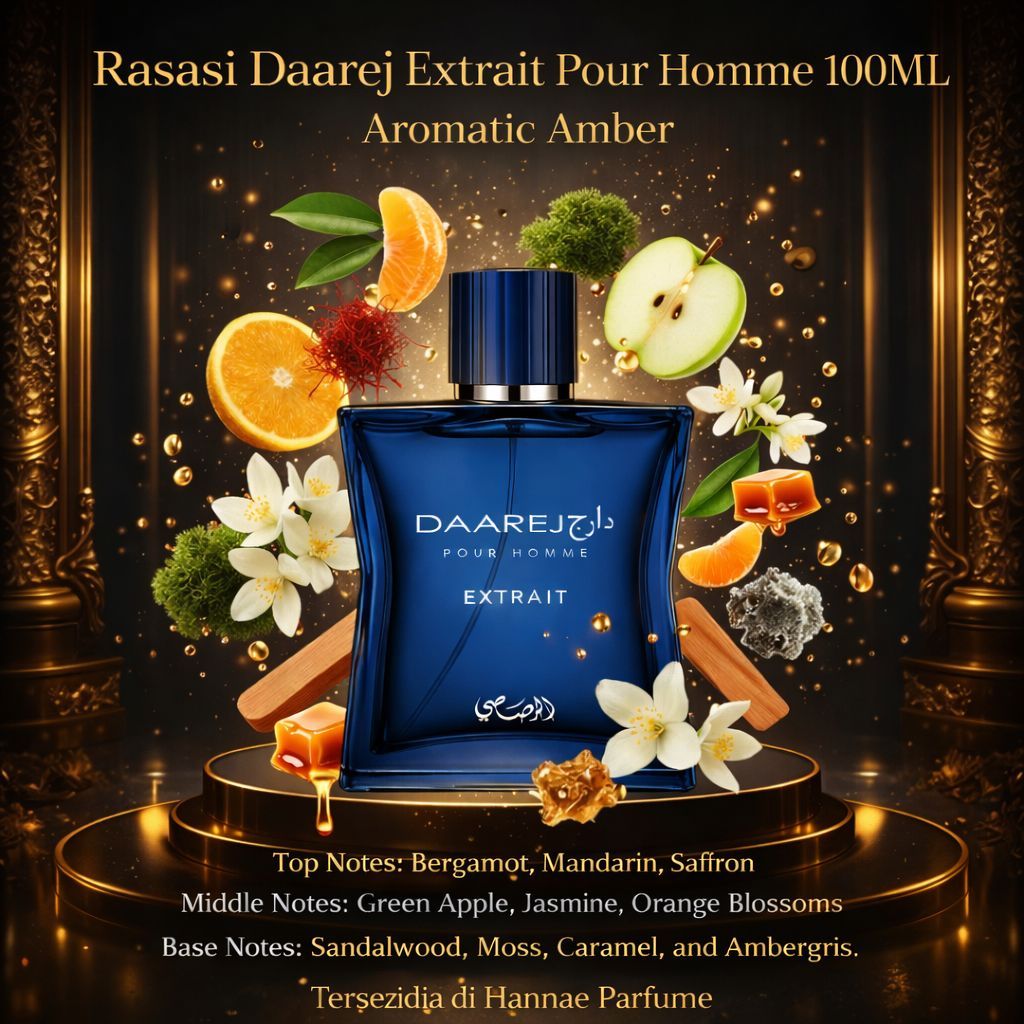 Jual Rasasi Daarej Pour Homme Extrait De Parfum 100ML Parfum Spray ...