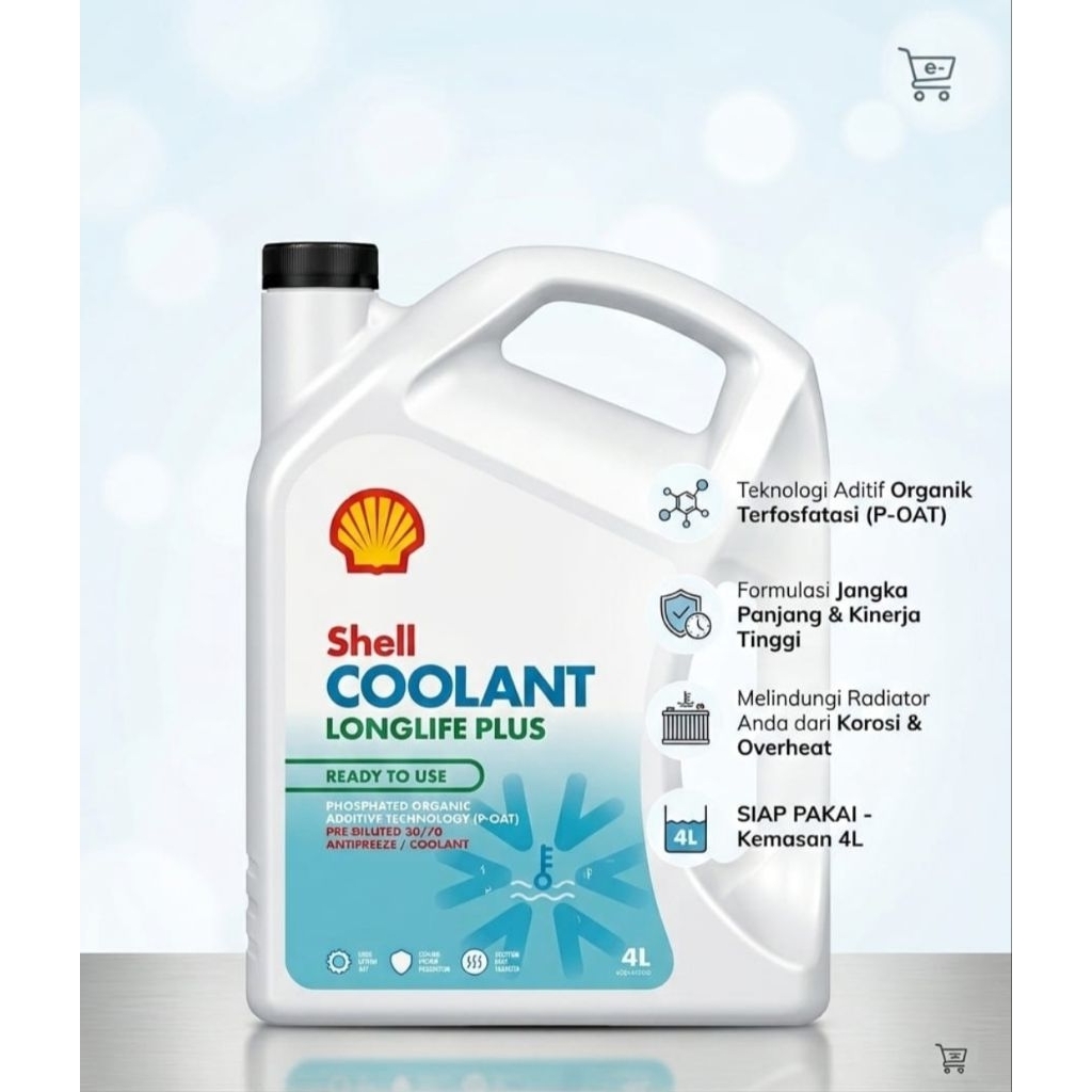 Jual Shell Coolant Long Life Plus 4L | Shopee Indonesia