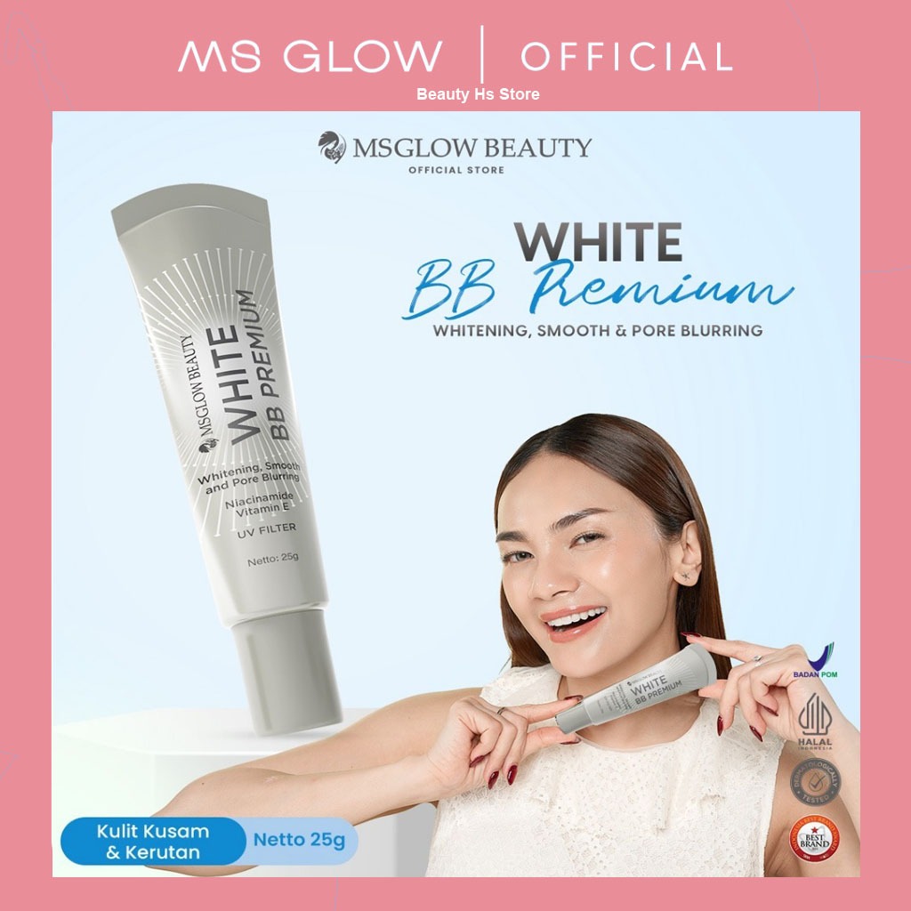 Jual MS GLOW Beauty White BB Premium | Shopee Indonesia