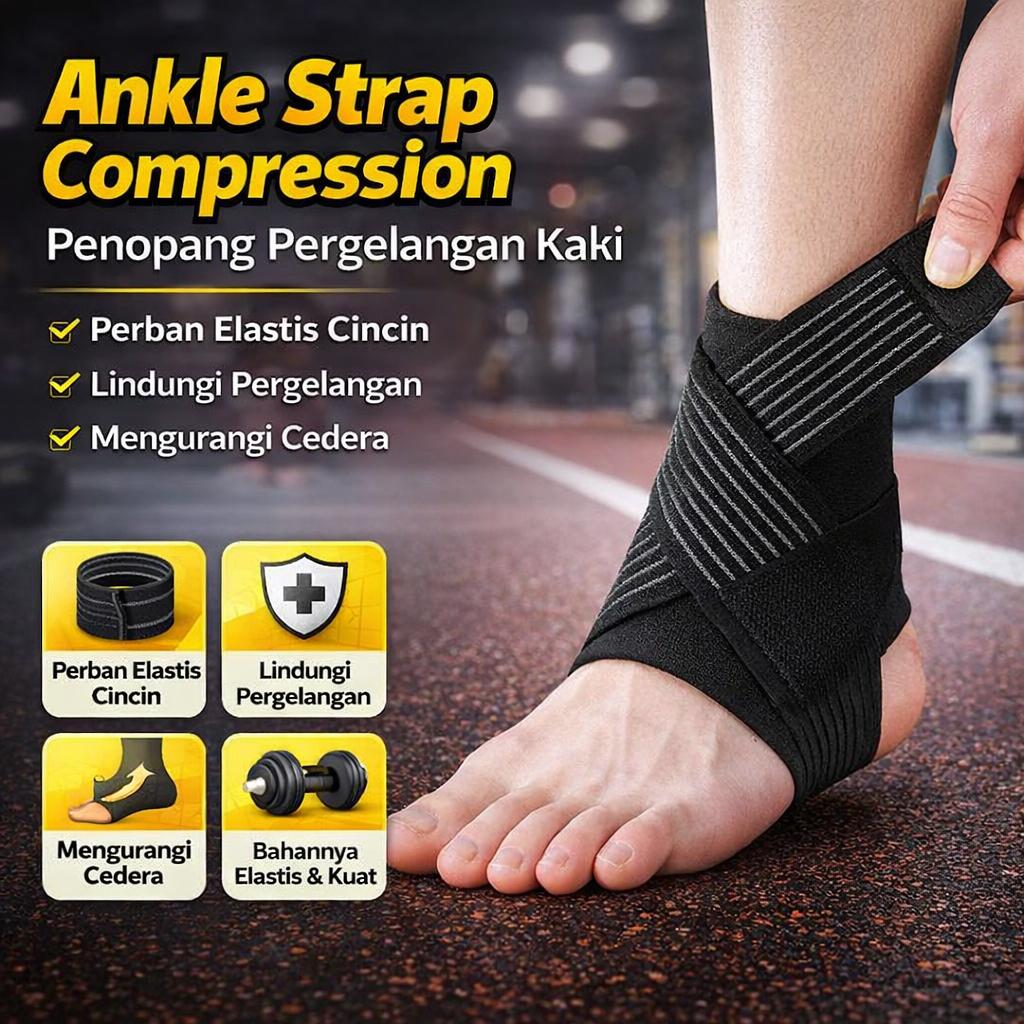 Jual Ankle Support Sport Brace - Deker Penyangga Engkel Mata Kaki ...