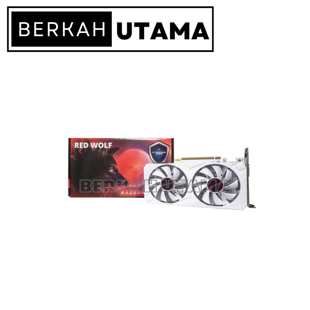 Jual RED WOLF VGA AMD RADEON RX 580 8GB DDR5 256BIT WHITE | RX580 DUAL ...