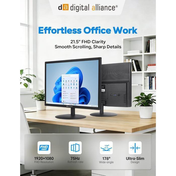 Jual DIGITAL ALLIANCE LED MONITOR DA22-BGS75T 22