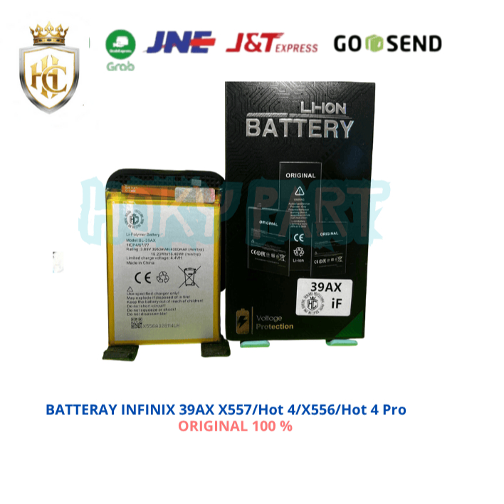 Jual BATERAI X557/Hot 4/X556/Hot 4 Pro 39AX ORIGINAL | Shopee Indonesia