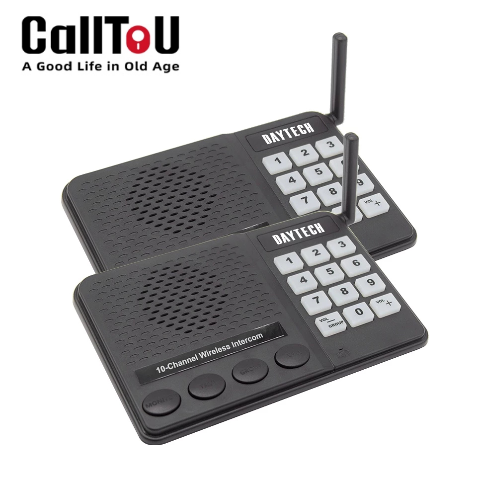 Jual CallToU 2 Orang Intercom Wireless Interkom 27 CH Home Office ...