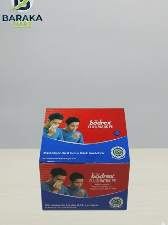 Jual Bodrex Flu & Batuk 1 Box Isi 25 Blister | Obat Flu, Batuk, & Sakit ...
