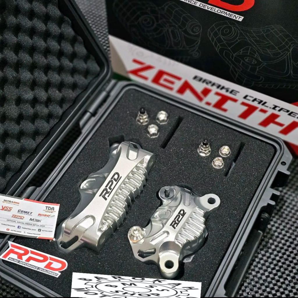 Jual Caliper RPD Zenith Radial Set 4p - 2p – Green Silver Black ...