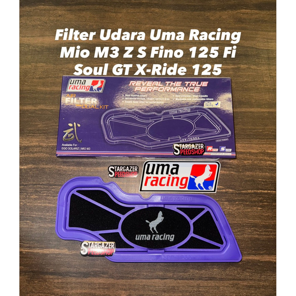 Jual Filter Uma Racing Mio M3 Z S Fino 125 Fi Soul GT 125 X-Ride 125 ...