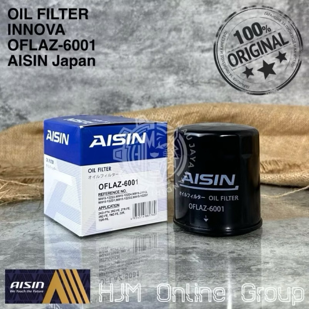 Jual OIL FILTER INNOVA REBORN FORTUNER VRZ VNT HILUX HIACE AISIN JAPAN ...